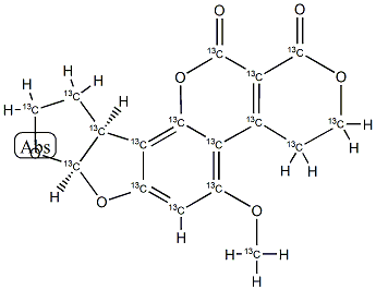 黄曲霉毒素 G2-(全碳-13)
