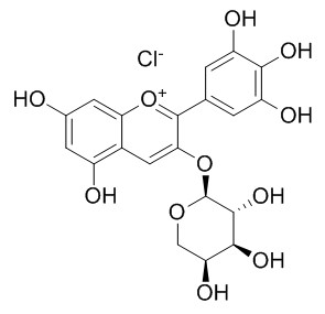 氯化飛燕草素-3-O-阿拉伯糖苷