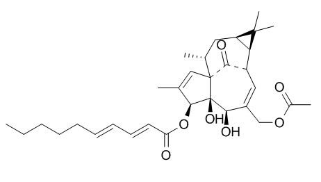 3-O-(2'E,4'E-癸二烯酰基)-20-O-乙酰巨大戟二萜醇