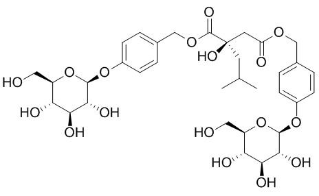 1,4-二[4-(葡萄糖氧)芐基]-2-異丁基蘋果酸酯