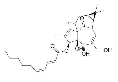 3-O-(2'E,4'Z-癸二烯酰基)巨大戟二萜醇