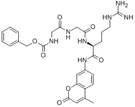 Z-甘氨酰甘氨酰精氨酸-7-氨基-4-甲基香豆素盐酸盐