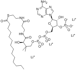 Myristoyl coenzyme A lithium salt