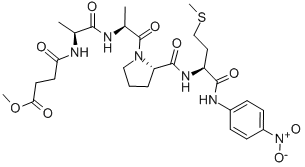 N-甲氧基琥珀酰-丙酰氨-丙酰氨-脯酰氨-蛋氨酸对硝基酰苯胺