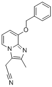 2-METHYL-8-(PHENYLMETHOXY)IMIDAZO[1,2-A]PYRIDINE-3-ACETONITRILE