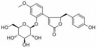 (+)-Puerol B 2"-O-glucoside