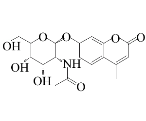 4-甲基香豆素-2-乙酰氨基-2-脱氧-β-D-吡喃葡萄糖苷