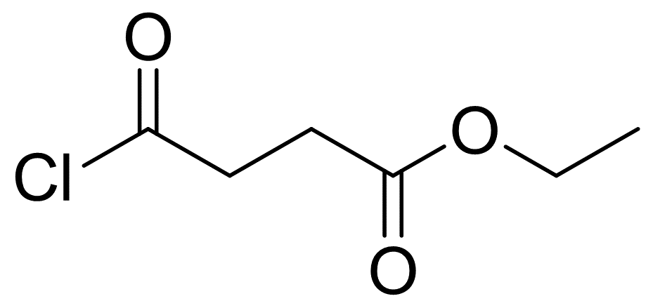 % 英文名: ethyl 4-chloro-4-oxobutyrate   别名: 丁二酸单乙酯酰氯