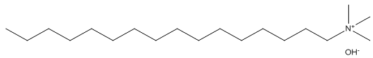 十六烷基三甲基氢氧化铵