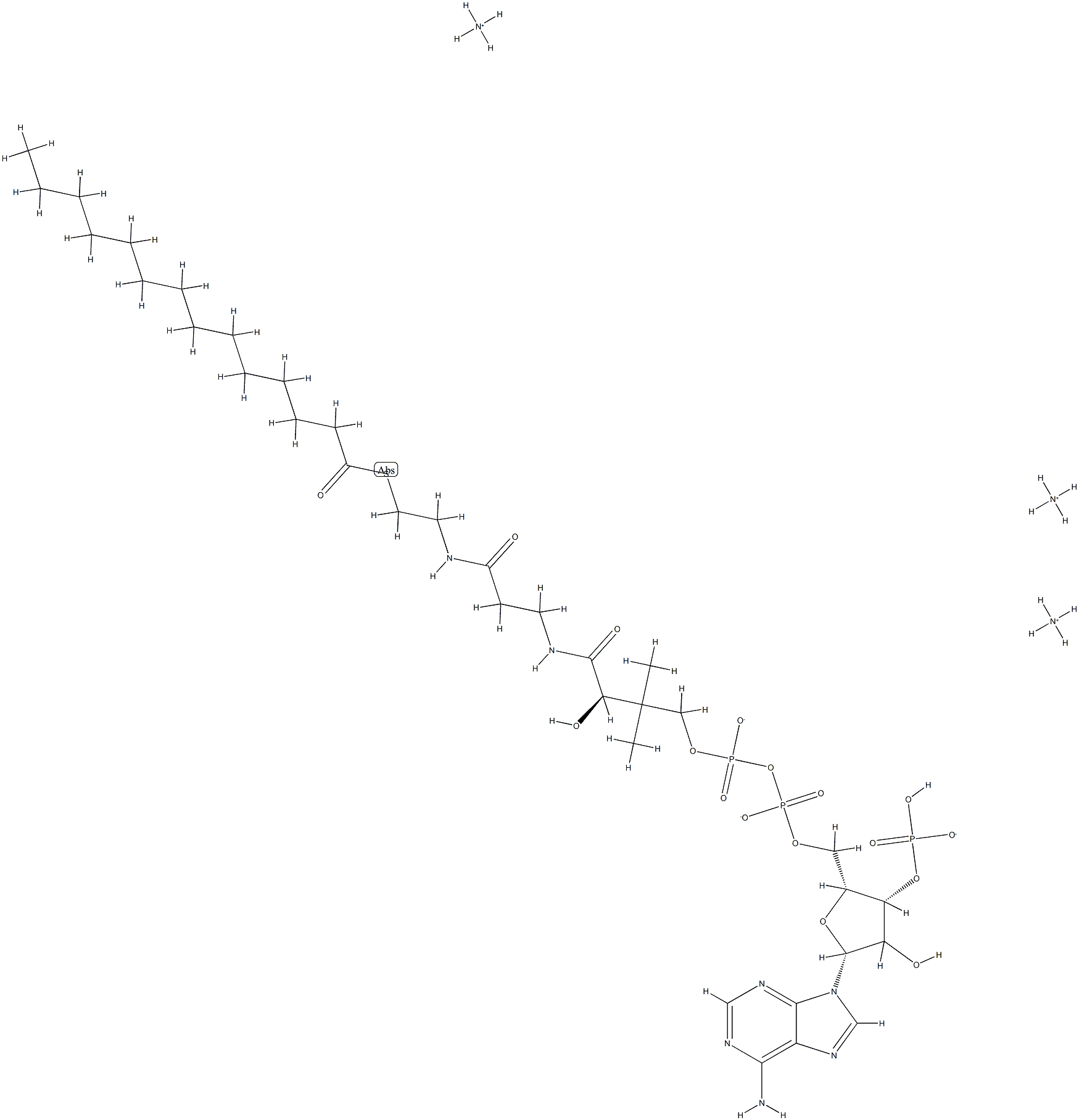 MYRISTOYL COENZYME A (AMMONIUM SALT);14:0 COENZYME A