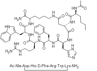 Melanotan II acetate salt