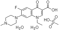 Pefloxacin mesylate dihydrate